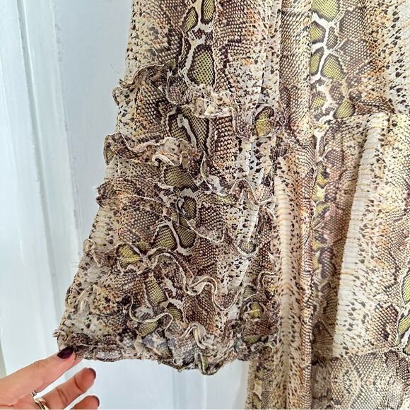 Rococo Sand Printed Faux Wrap Dress - Picture 5 of 6